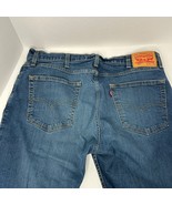 Levi&#39;s 502 Mens Taper Jeans Size Tag 40x30 Dark Wash Cotton Blend - $32.24 CAD