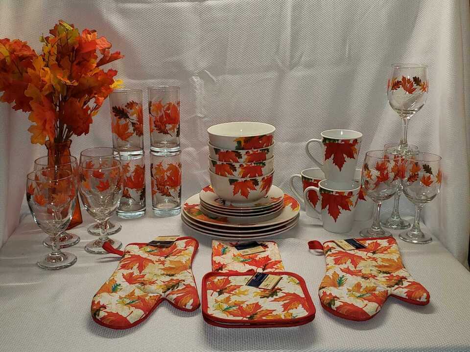 Fall Leaves Dinnerware Collection - $8.99 - $69.99