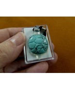 (anv-tur-1) Blue Sodalite + Quartz TURTLE tortoise GEM carving Pendant N... - €11,14 EUR