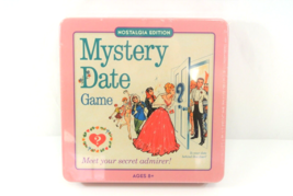 Hasbro Mystery Date Board Game Nostalgia Edition 2014 Pink Tin New Sealed - $24.00