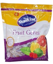 Sunkist  Fruit Gems Softs Candy Natural Flavor 32 oz Vegan Gluten Free - £14.72 GBP