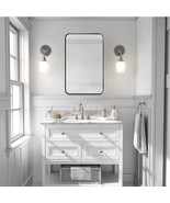 ZENIDA Bathroom Mirrors for Wall, 36&quot; x 24&quot; Large Rounded Rectangle Bath... - £75.46 GBP