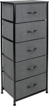 Sorbus Dresser Storage Tower, Organizer For Closet, Tall Dresser For Bedroom, - £62.29 GBP