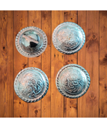 Action Company 3/4&quot; Silver Plated Conchos Set of 4 - $10.88