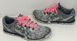 Reebok all terrain Cordura Sneakers Shoes gray neon pink Size 9 Womens #... - £19.46 GBP