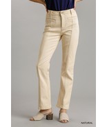 Women&#39;s Panel Straight Cut Denim Jeans With Pockets - $35.50