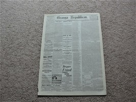 Geauga Republican, Wednesday, December 13, 1882- Chardon, Ohio Newspaper. - £14.79 GBP