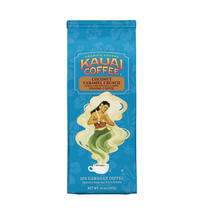 Kauai Hawaiian Ground Coffee Coconut Caramel Crunch Flavor 10 Oz Bag - 100% - £8.60 GBP