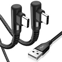Usb C Cable 3.1A Fast Charging Cord 10Ft 2 Pack, Usb-A To Usb-C Charger Nylon Br - £26.54 GBP
