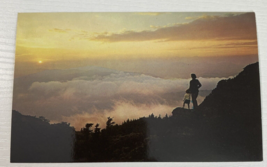 Postcard Grandfather Mountain,Sunset Above The Clouds,North Carolina,VTG UNP NC - £1.87 GBP