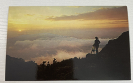 Postcard Grandfather Mountain,Sunset Above The Clouds,North Carolina,VTG UNP NC - £1.78 GBP