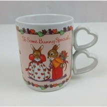 Vintage Avon To Some Bunny Special With Lots Of Love Coffee Cup Mug  4&quot; - £9.91 GBP