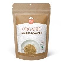 Organic Ground Ginger Powder (4 OZ) Pure and Raw Ginger Powder for Beverages - £5.82 GBP
