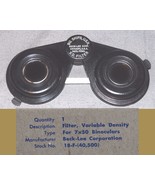 NIB! WWII US NAVY Binocular EYE-CUPS WITH INOPERATIVE! Polaroid Filters ... - €25,47 EUR