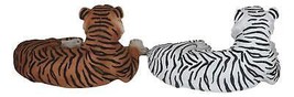 Pair Of Large Siberian And Bengal Tiger Resting 15.5&quot;L Statue Home Garde... - $99.95