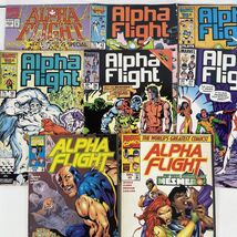Alpha Flight Mixed Comic lot of 8 1987 Bill Mantlo Marvel Comics - $11.39