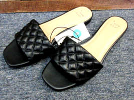 A New Day Ama Slip-Ons Sandals - BLACK - Size 8.0 - £15.84 GBP