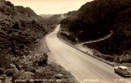 Vintage Real Photo POSTCARD- Globe Superior Highway 60, Arizona BK49 - £6.23 GBP