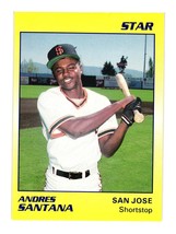 1989 Star #87 Andres Santana San Jose Giants - $3.00