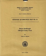 Geologic Map: Harper Quadrangle, Texas - £10.30 GBP