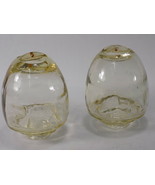 UNIQUE HANGING GLASS ORBS VINTAGE BLOWN GLASS GLOBES Set of 2 - $435.24 MXN