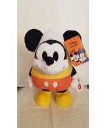 Halloween Disney Animated Mickey Mouse Candy Corn Dancing Plush Side Ste... - $29.99