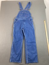 Big Smith Jean Overalls Mens 35x28 Blue Carpenter Bib Overalls Denim Tag 34x30 - $39.47