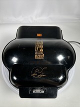 NEW George Foreman Lean Mean Fat Grilling Machine GR8 BLK Black Clean! - £14.98 GBP