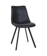 LeisureMod Upholstered Leather Dining Chair, Modern Side Accent Chair fo... - €87,44 EUR+