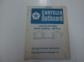 1970 Chrysler Hors-Bord 20 HP Parties Catalogue Autolectric 204 205 Ha H Ba B - £18.31 GBP