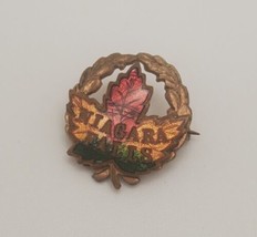 Niagara Falls Maple Leaf Collectible Souvenir Travel Lapel Hat Pin Pinback - £11.45 GBP