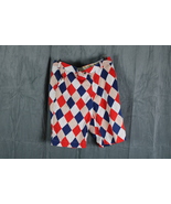 :Loudmouth Golf Shorts -  Red White and Blue Diamond Pattern - Men&#39;s Siz... - $66.88 CAD