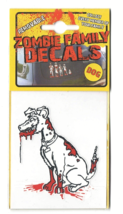 Kalan Zombie Dog Rub &amp; Stick Vinyl  Decal 2 3/4&quot; x 2 3/4 &quot; Zombie Family - £3.45 GBP