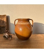 Antique Turkish Terracotta Vase - Vintage Pottery Clay Pot, Vintage Vess... - £189.12 GBP