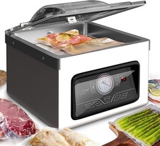 Vacuum Sealer Machine - 350W Commercial 8L Chamber Type Automatic Food S... - £352.77 GBP
