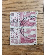 Mexico 80 Cts Correo Aereo Stamp Lot of 2 - $4.08 CAD