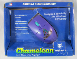 Inaugural Arizona Diamondback Baseball Chameleon Pc Mouse - Nip - Never Used - £14.34 GBP