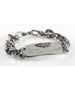 Sterling Silver WWII Air Force ID Bracelet Gorgeous - $11,170.46 MXN