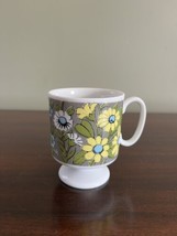 Vintage Retro MCM Holt Howard Coffee Tea Mug Floral Flower Power 1967  #7957 - £13.03 GBP