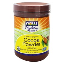 NOW Foods Cocoa Powder Certified Organic, 12 Ounces - £13.72 GBP