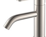 Impressive Force Bathroom Faucet In Brushed Nickel With Single Hole And ... - $37.93