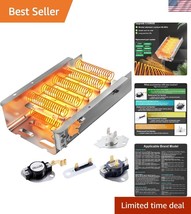 High-Performance 5400W Dryer Heating Element with Thermal Fuse &amp; Thermos... - $793.98 MXN