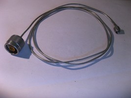 Semi-Flexible Coaxial Cable 35&quot; N-Male SMA (M) Connectors - Used Damaged... - $9.49