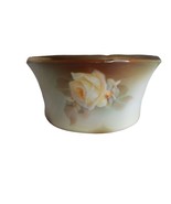 Vintage Yellow Rose Floral Bowl R S Reinhold Schlegelmilch Germany Cente... - $25.20