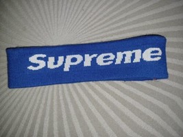 Supreme New Era  Headband Blue Excellent Condition - £47.96 GBP