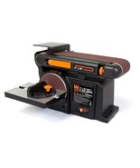 WEN 6502T 4.3-Amp 4 x 36 in. Belt and 6 in. Disc Sander with Cast Iron Base - £138.43 GBP