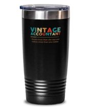 20 oz Tumbler Stainless Steel Insulated Funny Vintage Accountant  - £26.33 GBP