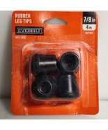 Everbilt 4 Pack 7/8 in. Furniture Table Chair Rubber Leg Tips Anti Skid ... - $16.16 CAD