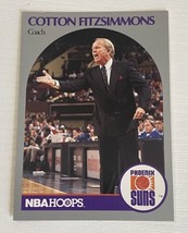 1990-91 NBA Hoops Cotton Fitzsimmons  Phoenix Suns #325 - £1.57 GBP