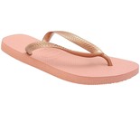 Havaianas Women Slim Flip Flop Sandals Top Tiras Size US 11 Rose Nude Pink - $32.67